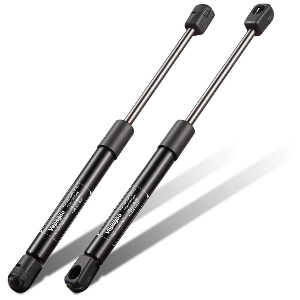 Vepagoo front view of two replacement struts showing fit and finish benefits