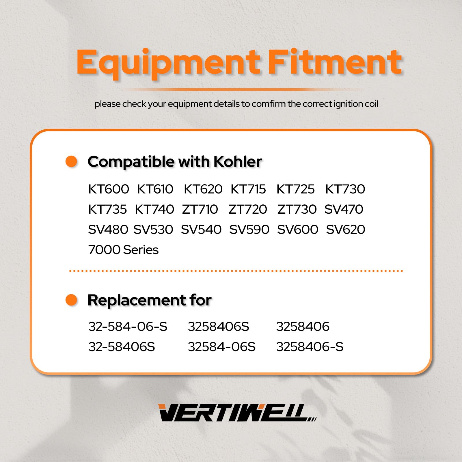 Vertiwell coil pack side profile illustrating compact design for tight spaces