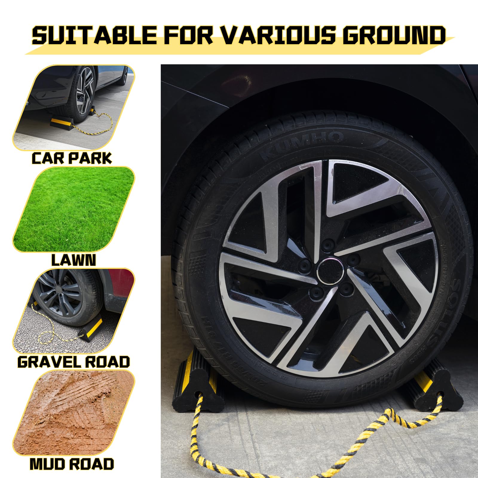Vervelette reflective rope and band detail for improved nighttime visibility