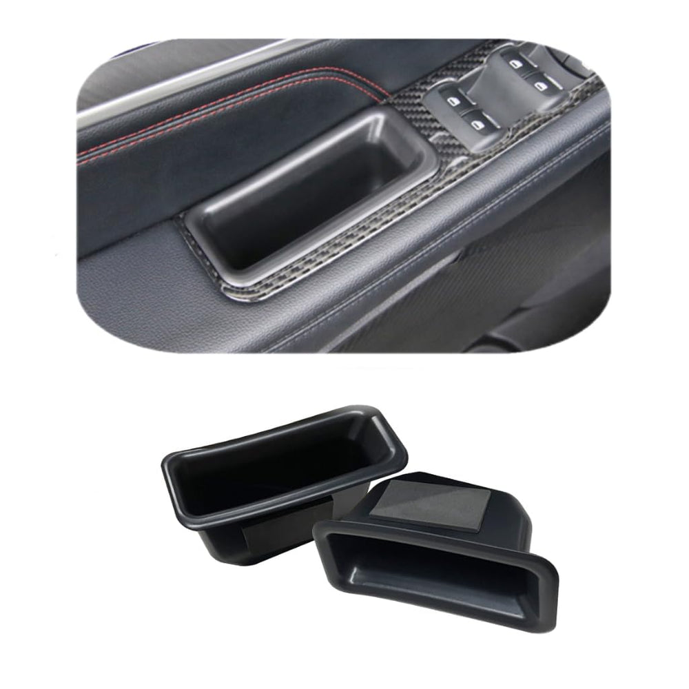 Vesul front view of storage tray showing clean fit and added storage benefit