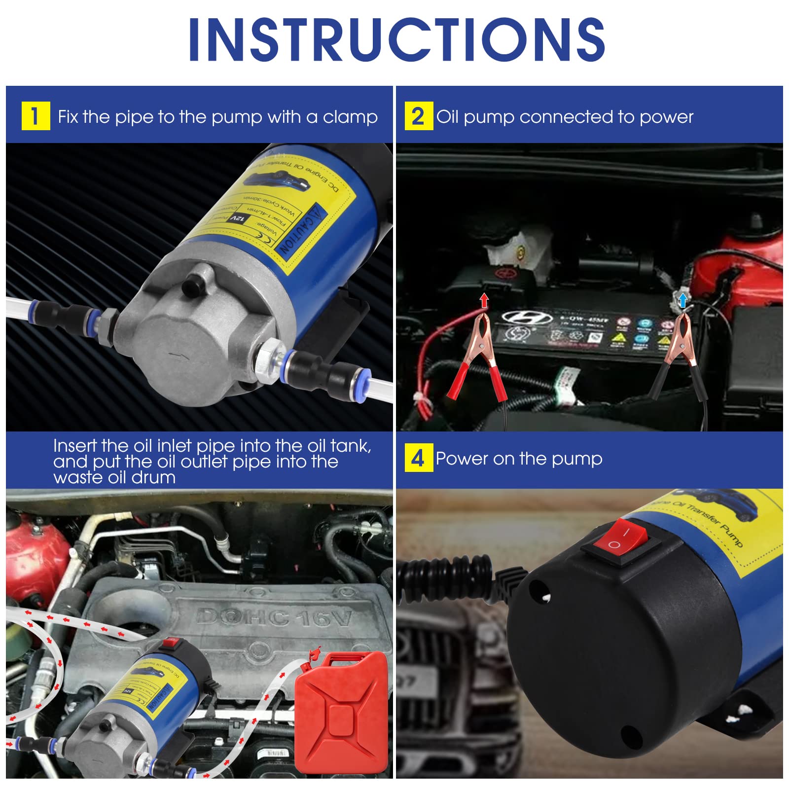 Vevitts extractor attached to motorcycle oil filler for quick service