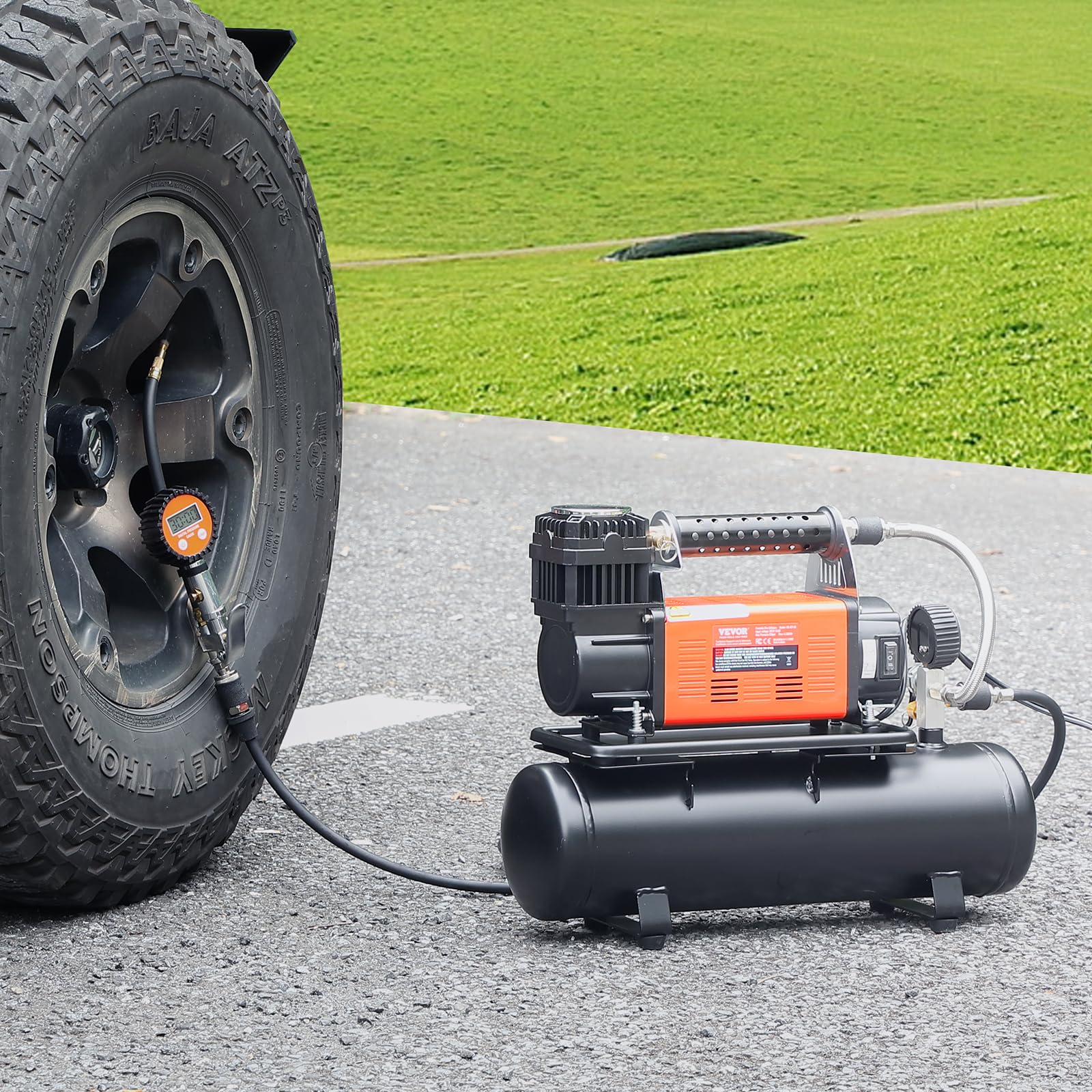 VEVOR accessory nozzles and adapters arranged to show multi-use versatility