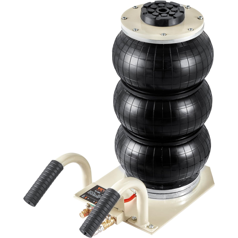 VEVOR air jack front view showing compact design and fast lift