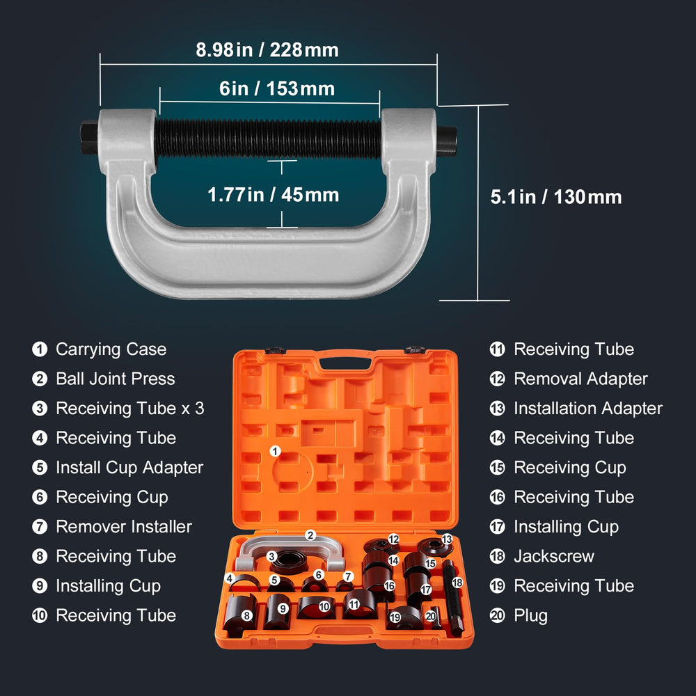 VEVOR open carrying case keeping tools organized and easy to transport to job sites