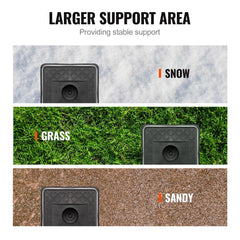 VEVOR block supporting RV jack for steadier campsite setup