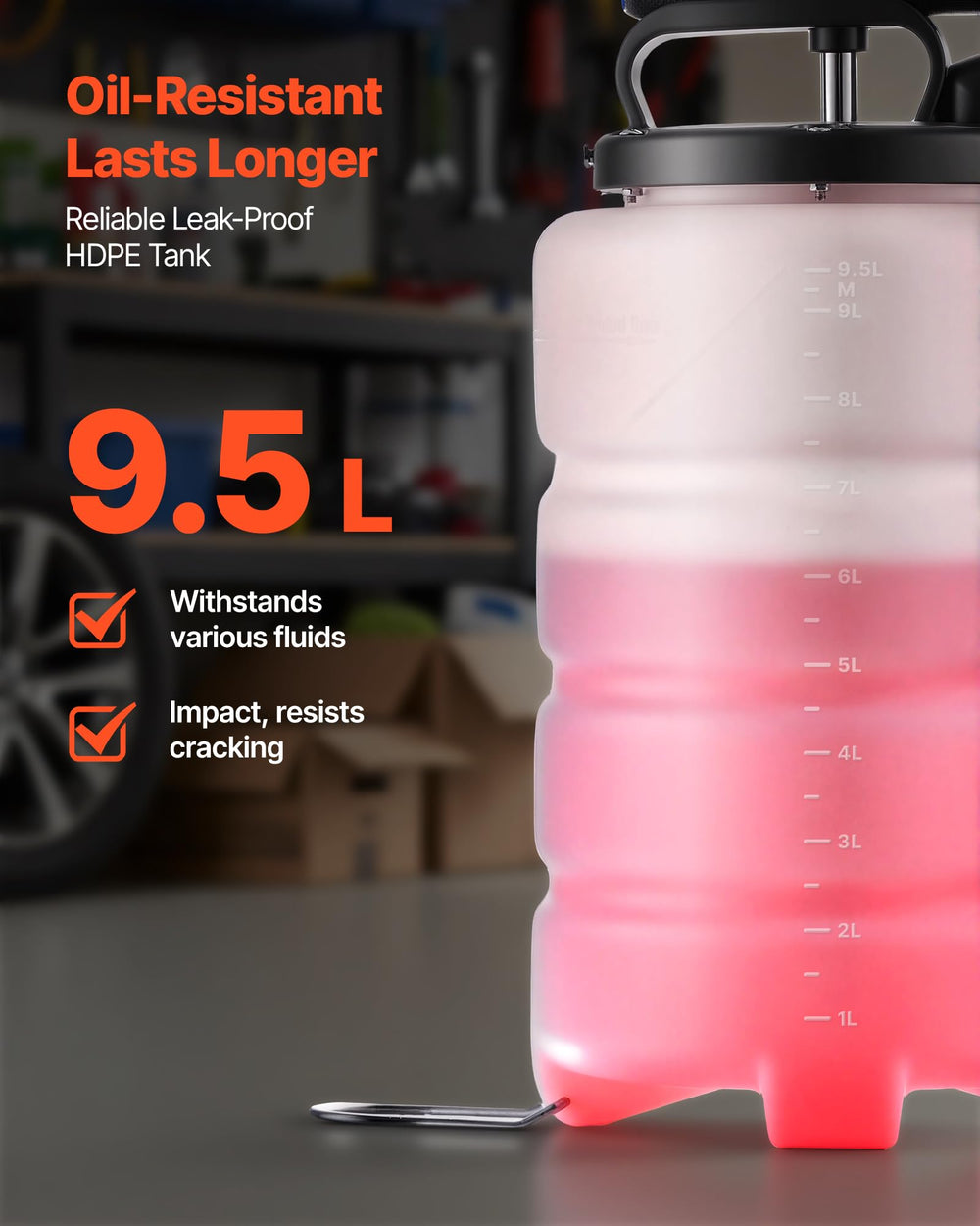 VEVOR brake-fluid hose detail for targeted, precise brake system service