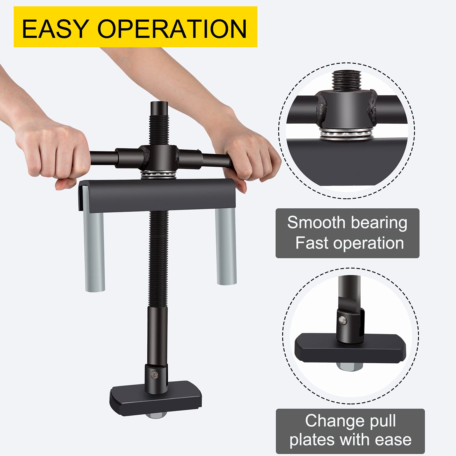VEVOR branch pipe and bearing detail for guided, secure extraction