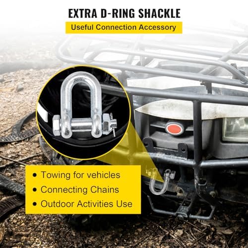 VEVOR bridle length scale with tape measure displaying the 3 ft chain span for fitment