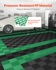 VEVOR close-up grid texture highlighting drainage and traction