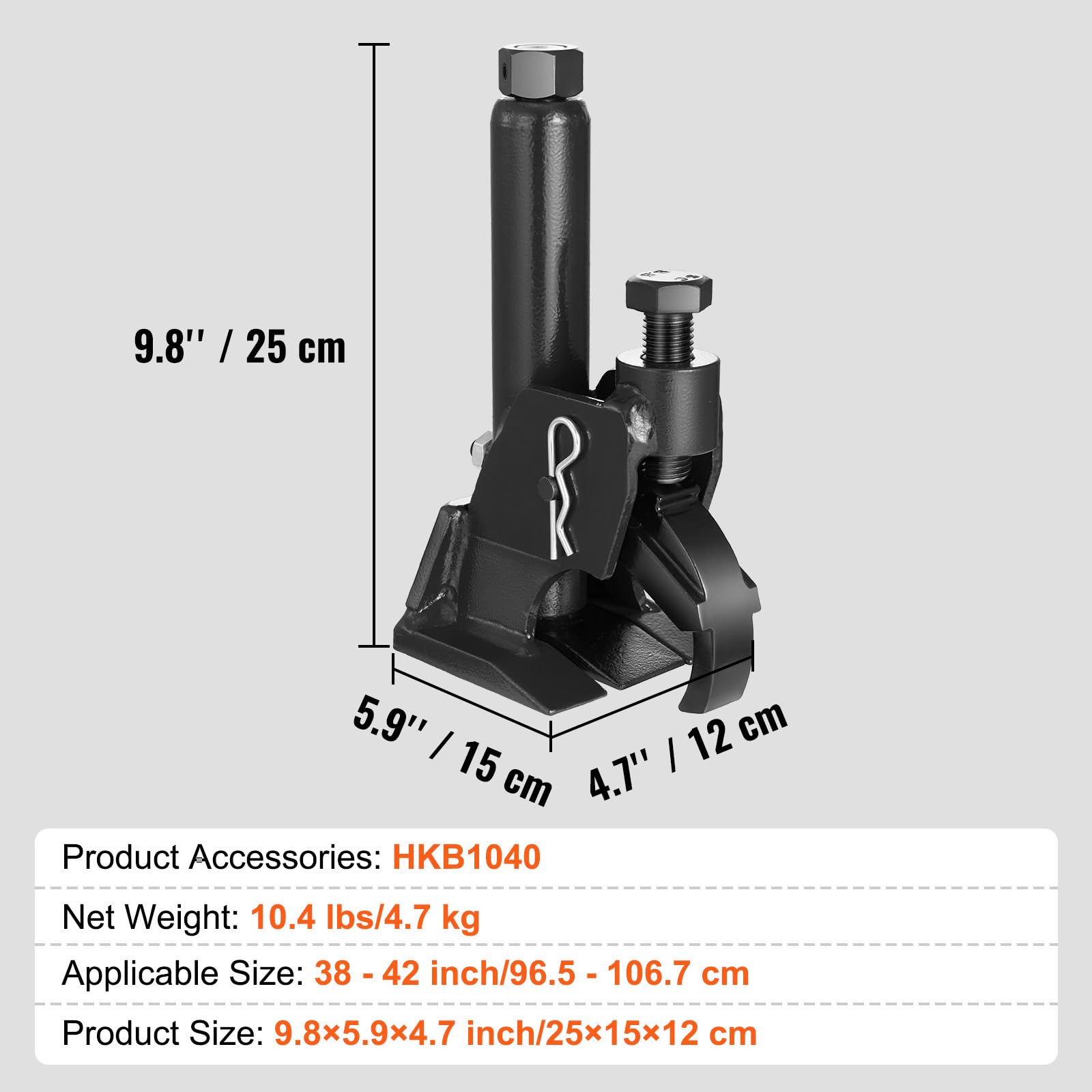 VEVOR compact transport size fits in a toolbox for mobile technicians