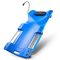 VEVOR creeper front view showing low-profile access and stability