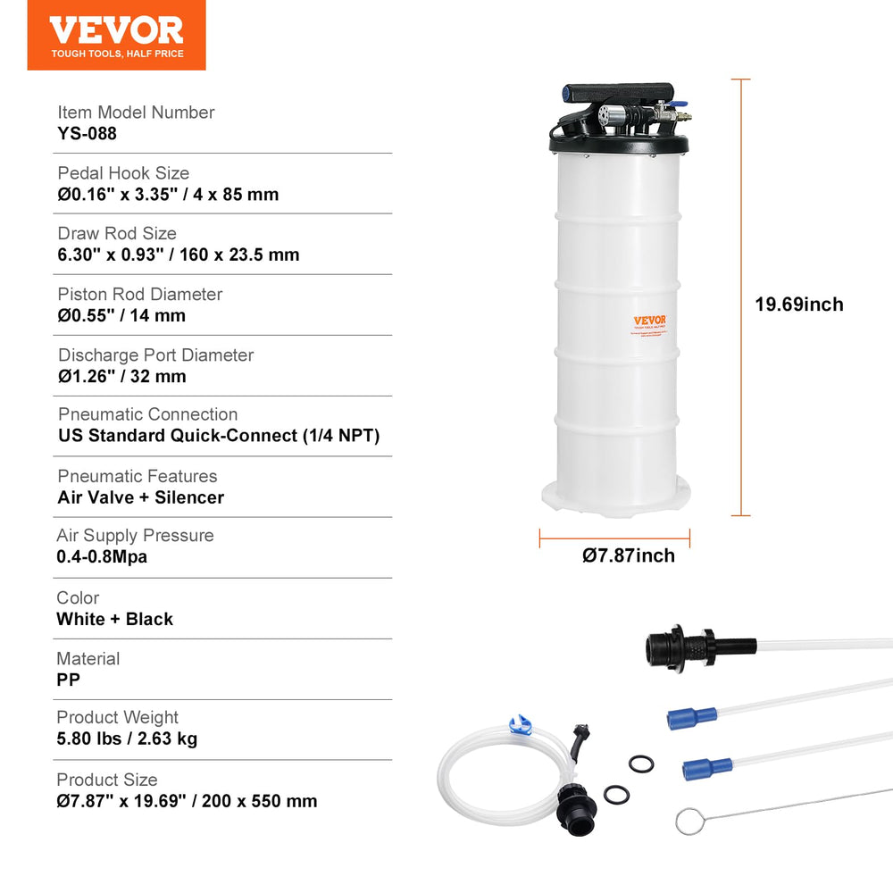 VEVOR pouring waste tank demonstrating controlled draining and tidy disposal