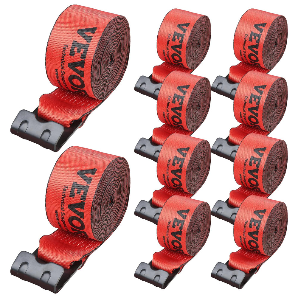 VEVOR front view of 10-pack straps showing packaging and color for quick identification