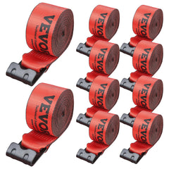 VEVOR front view of 10-pack straps showing packaging and color for quick identification