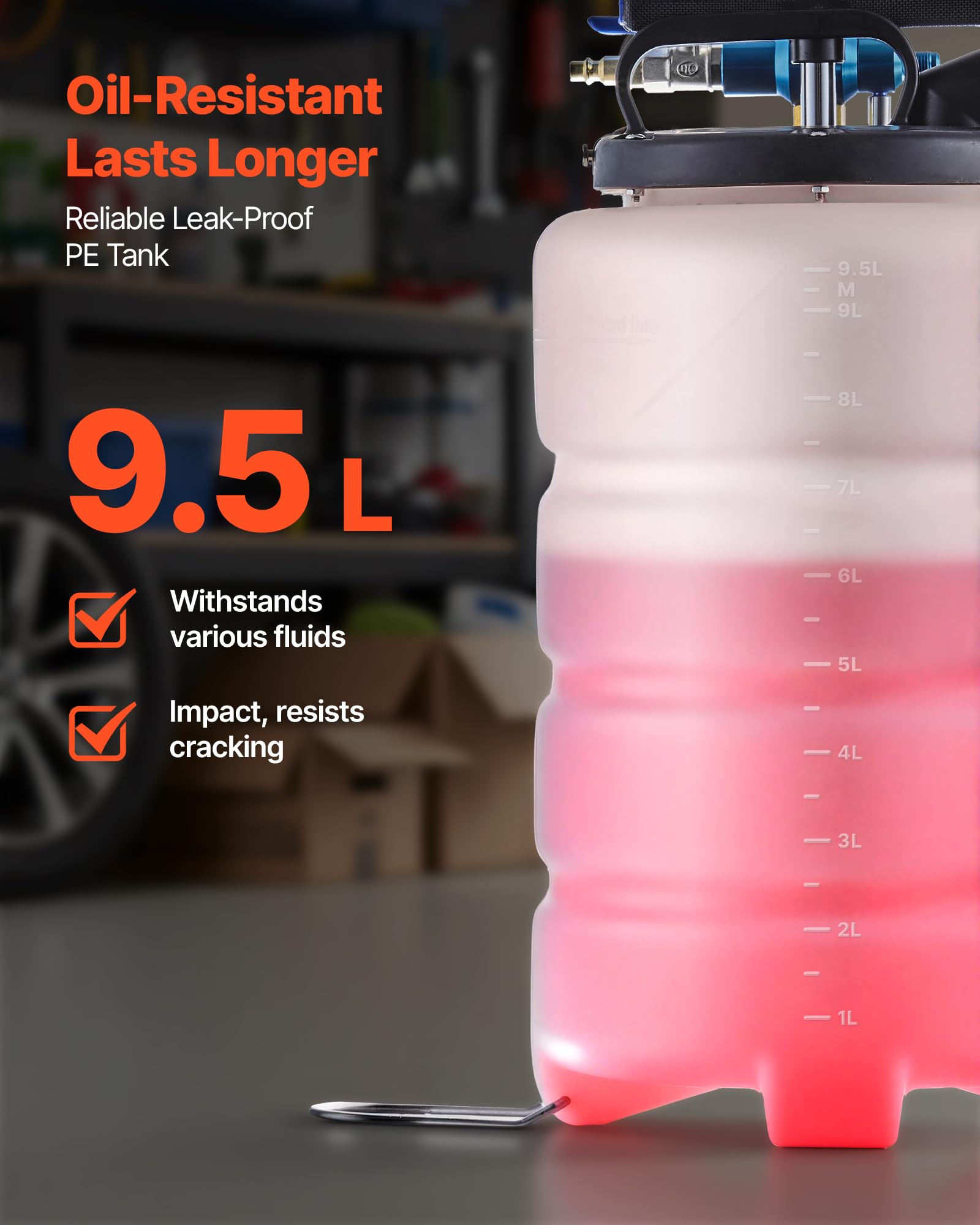 VEVOR pneumatic connection detail for faster extraction benefit