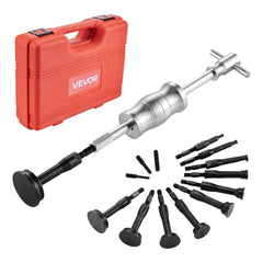 VEVOR front packaging showing the full 16-piece bearing puller set and organized components for quick selection