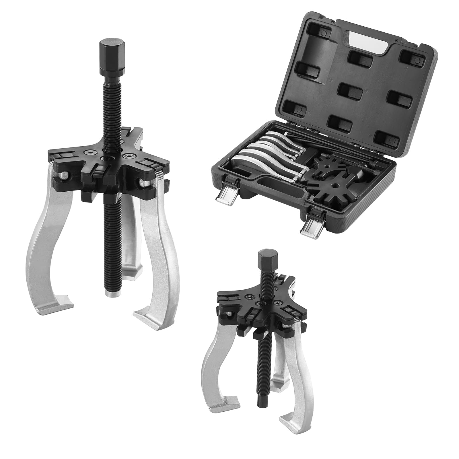 VEVOR front packaging showing the 2-piece gear puller set benefit durability
