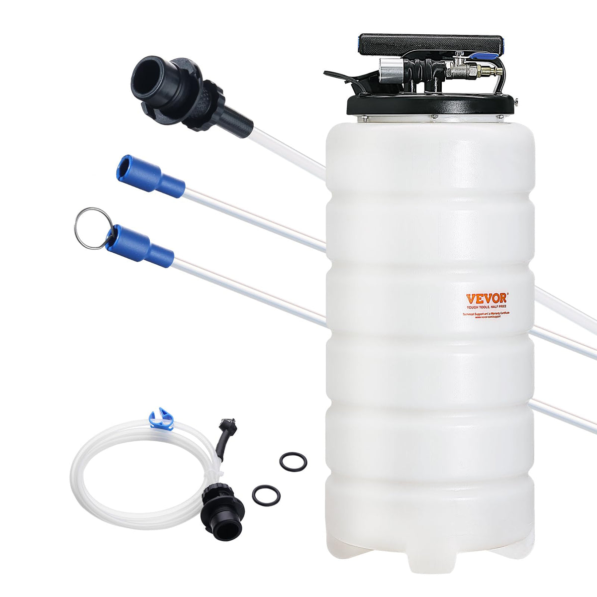VEVOR front view of 15L extractor showing compact storage and portability benefits