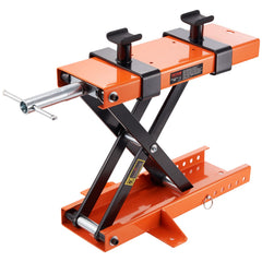 VEVOR front view of lift showing stable base and capacity benefit