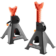 VEVOR front view of pair of jack stands showing stability and capacity