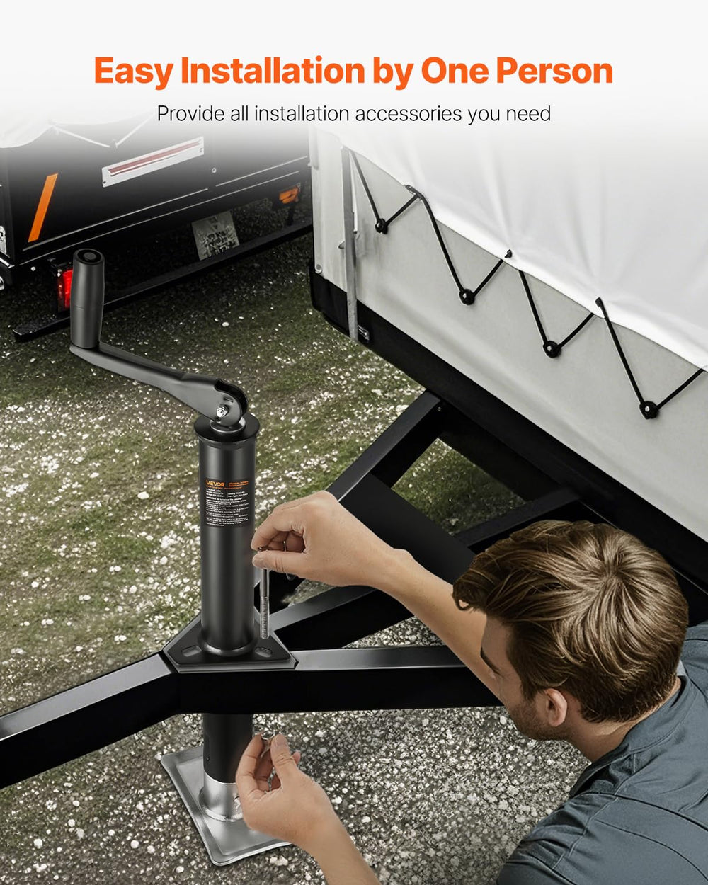 VEVOR close-up of galvanized tubes highlighting corrosion resistance benefit