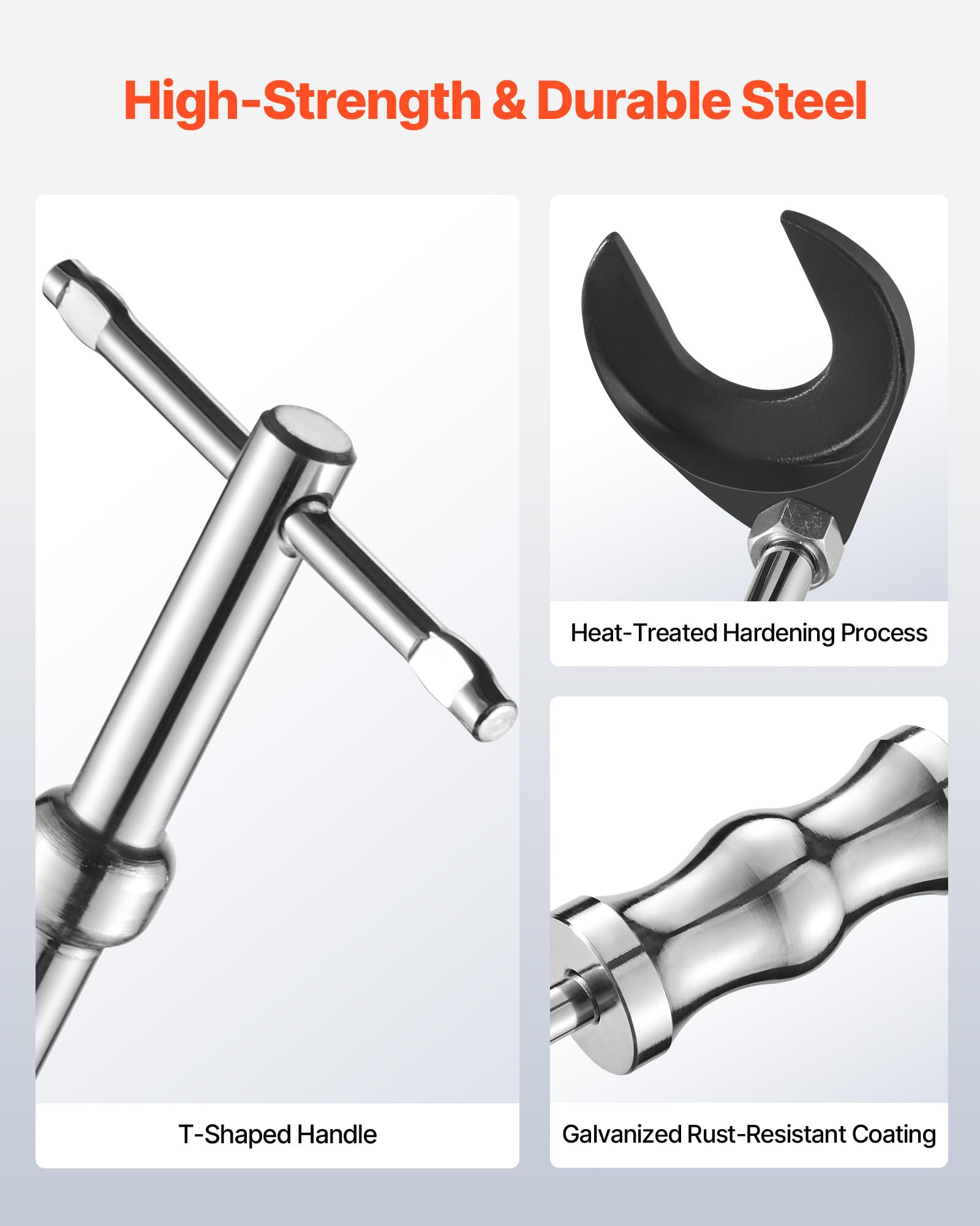VEVOR tool in use removing an inner CV axle demonstrating controlled extraction