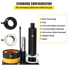 VEVOR kit components laid out to show all included parts and organized setup benefit