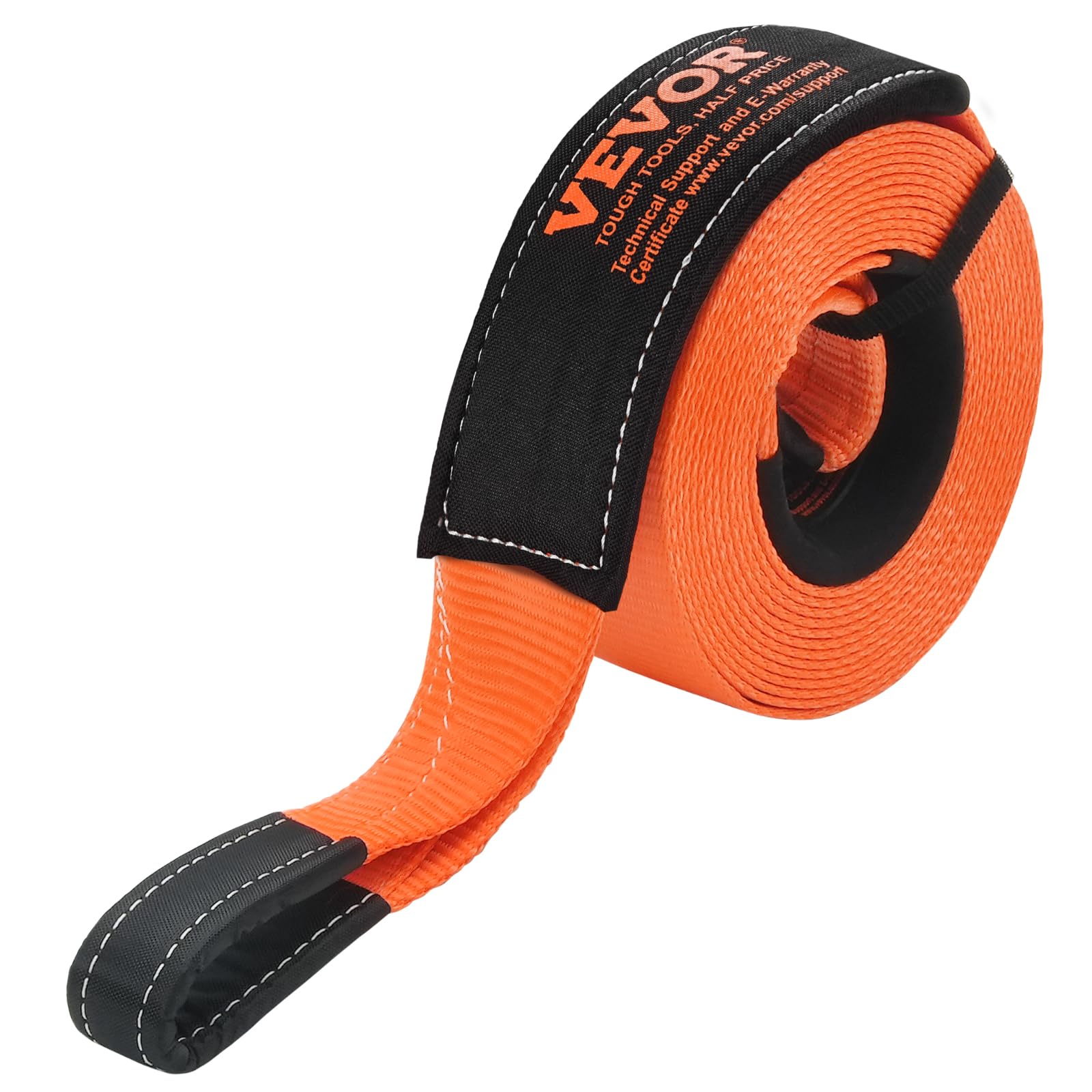 VEVOR woven label and strength stamp proving rated breaking strength