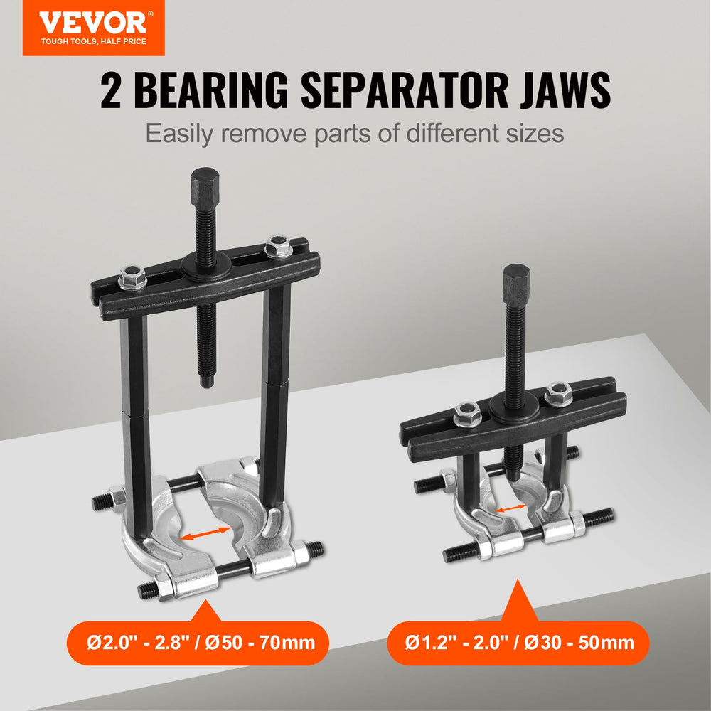 VEVOR large separator close-up showing knife-edge grip for secure extraction