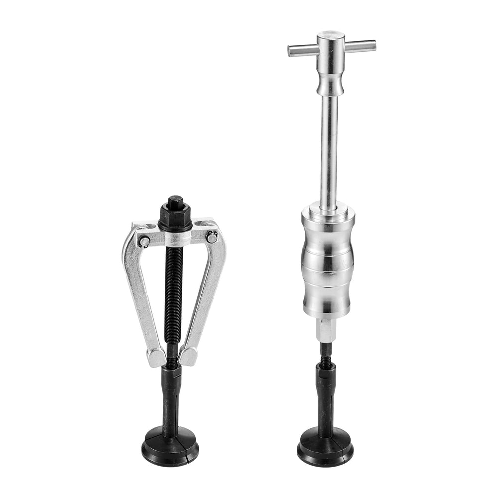 VEVOR bearing puller laid out on a workshop bench to show ready-to-use arrangement and professional setup