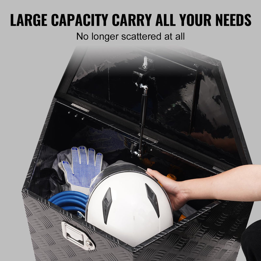 VEVOR lid open with gas strut for safe hands-free access