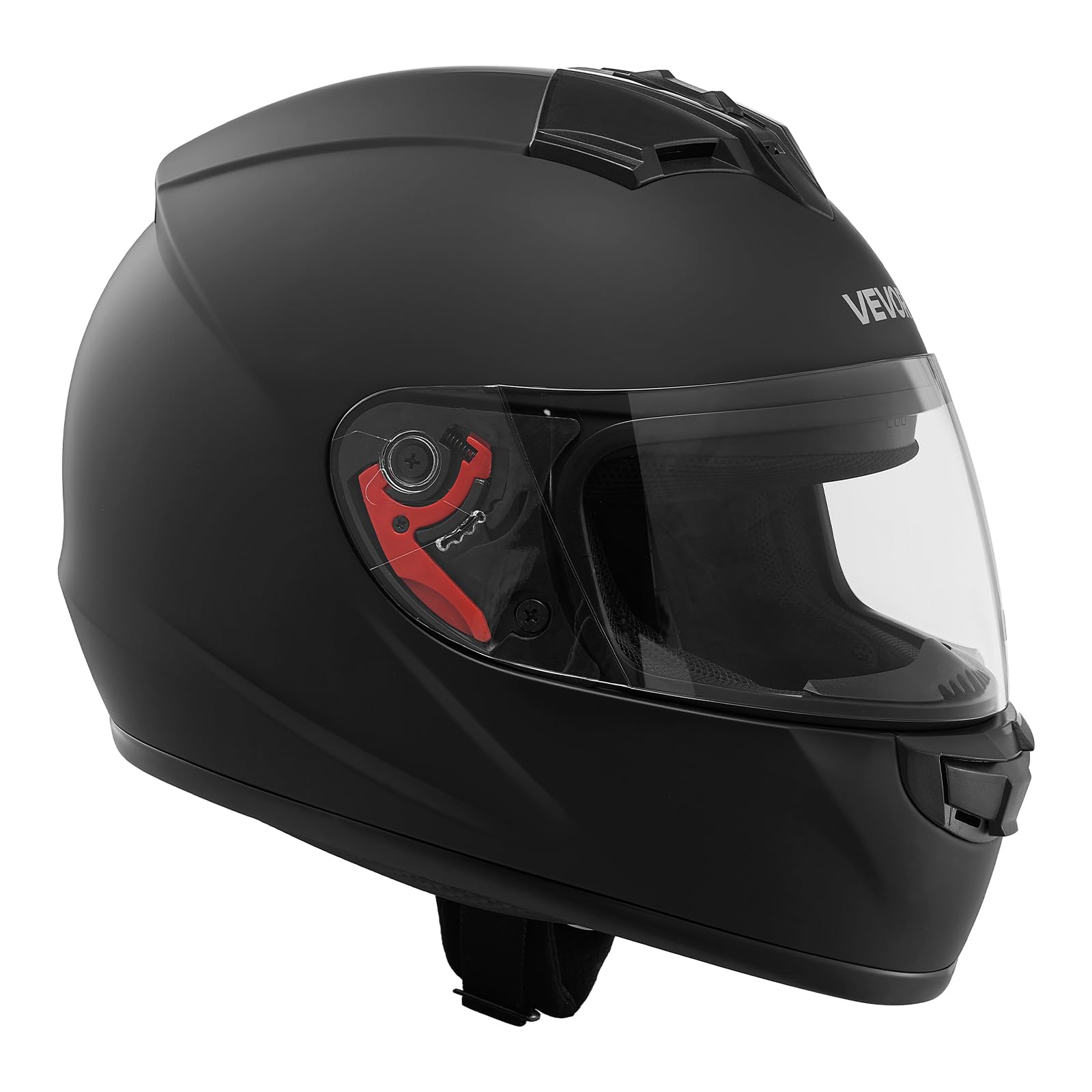 VEVOR helmet in riding setting showing real-world comfort and fit