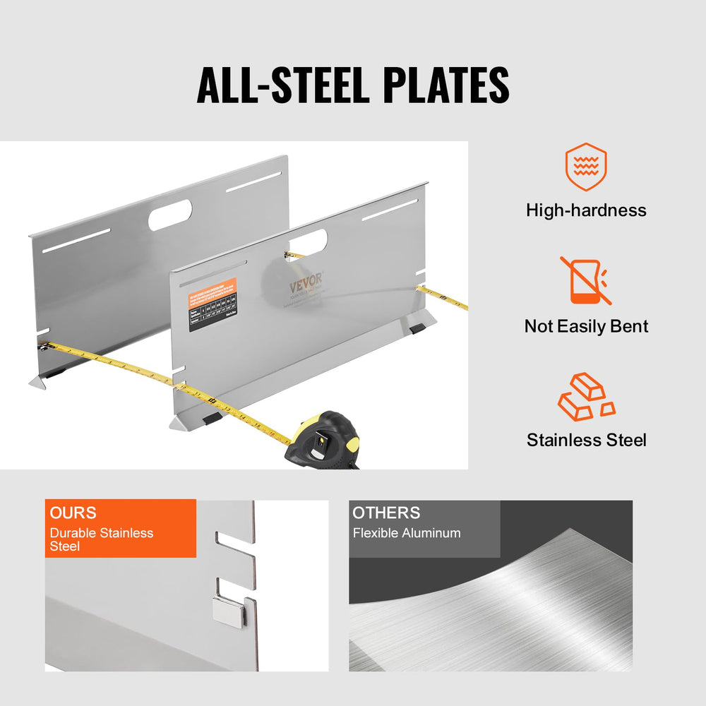 VEVOR non-slip triangular base detail giving stable placement and reduced vibration