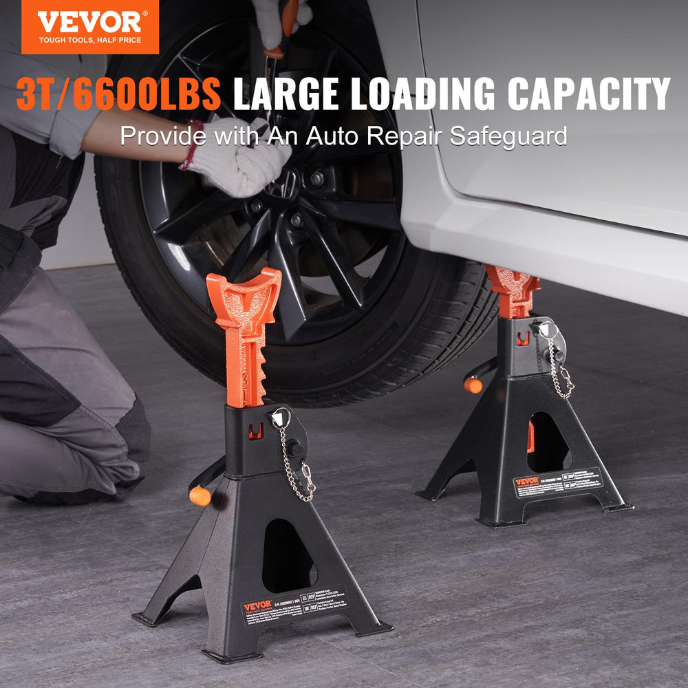 VEVOR close-up of notched saddle demonstrating secure vehicle contact and reduced slip
