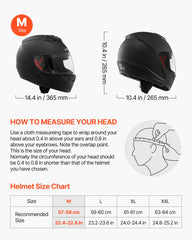 VEVOR helmet ABS shell close-up demonstrating durable impact resistance