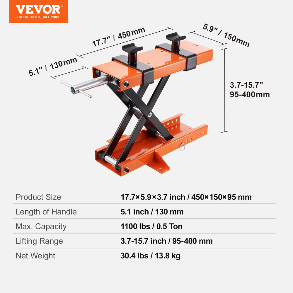 VEVOR powder-coated finish resisting rust and grease for durability