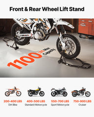 VEVOR rear U-fork head closeup protecting swingarm and improving grip