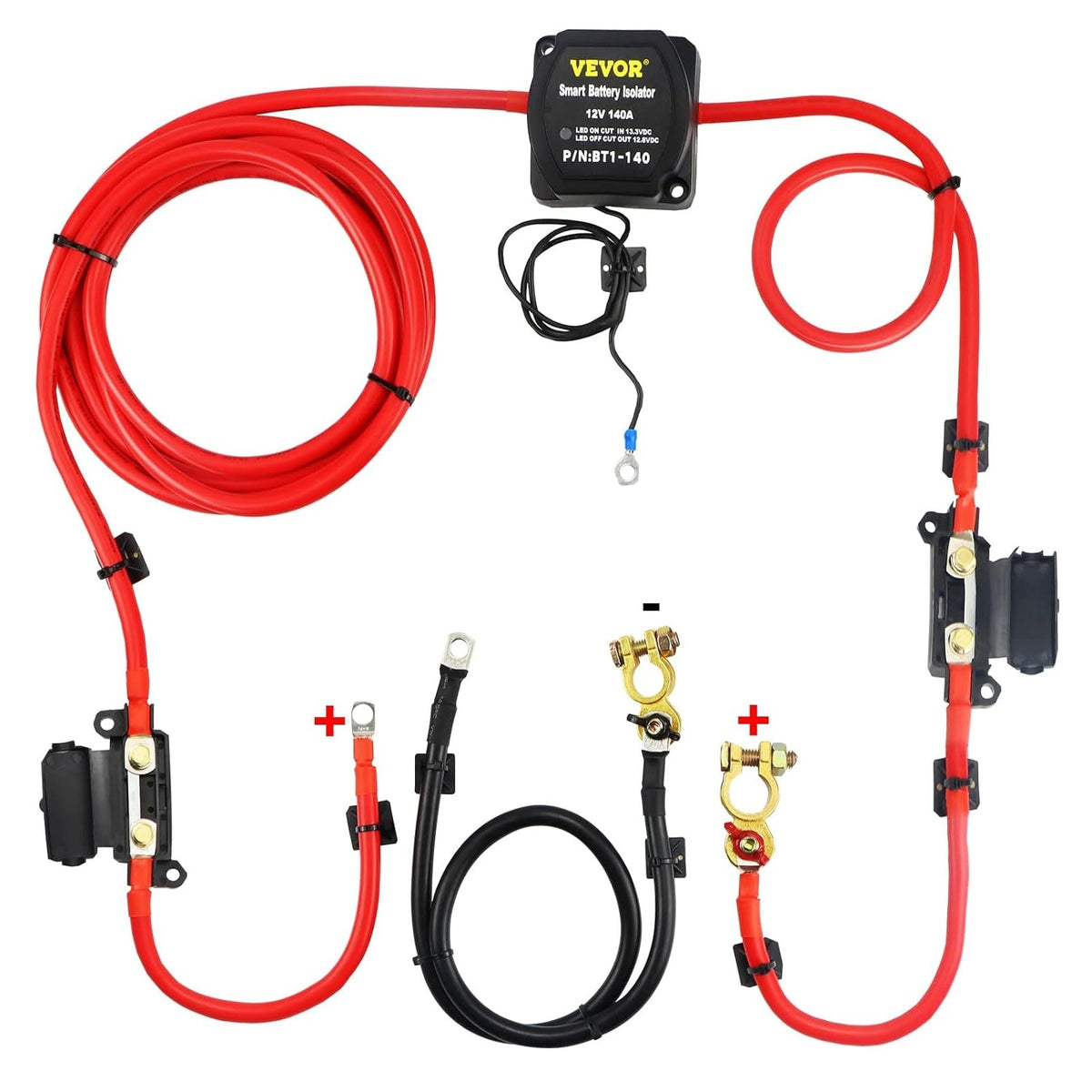 VEVOR relay front view showing compact unit and mounting benefits