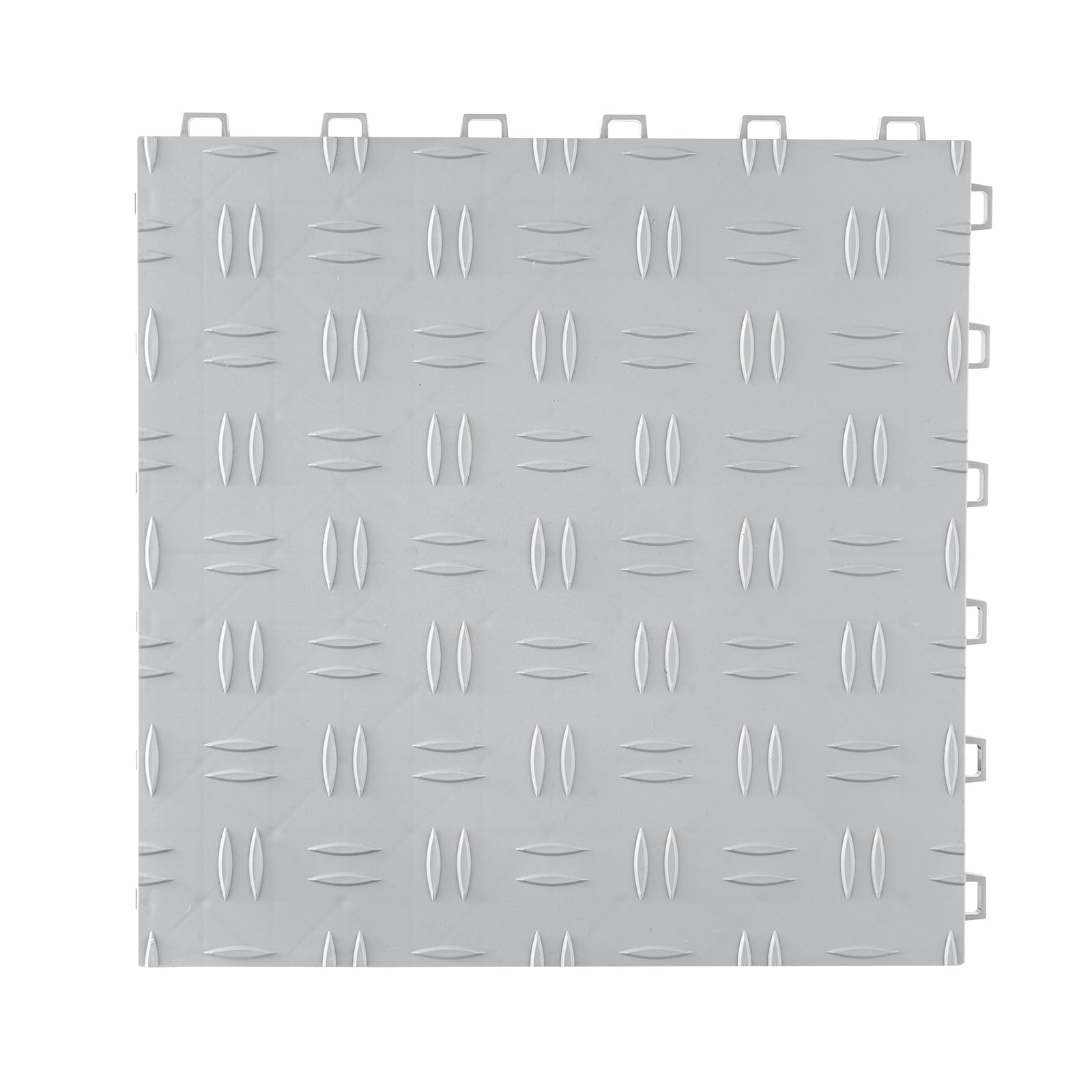 VEVOR tile being removed to show ease of reconfiguration and portability