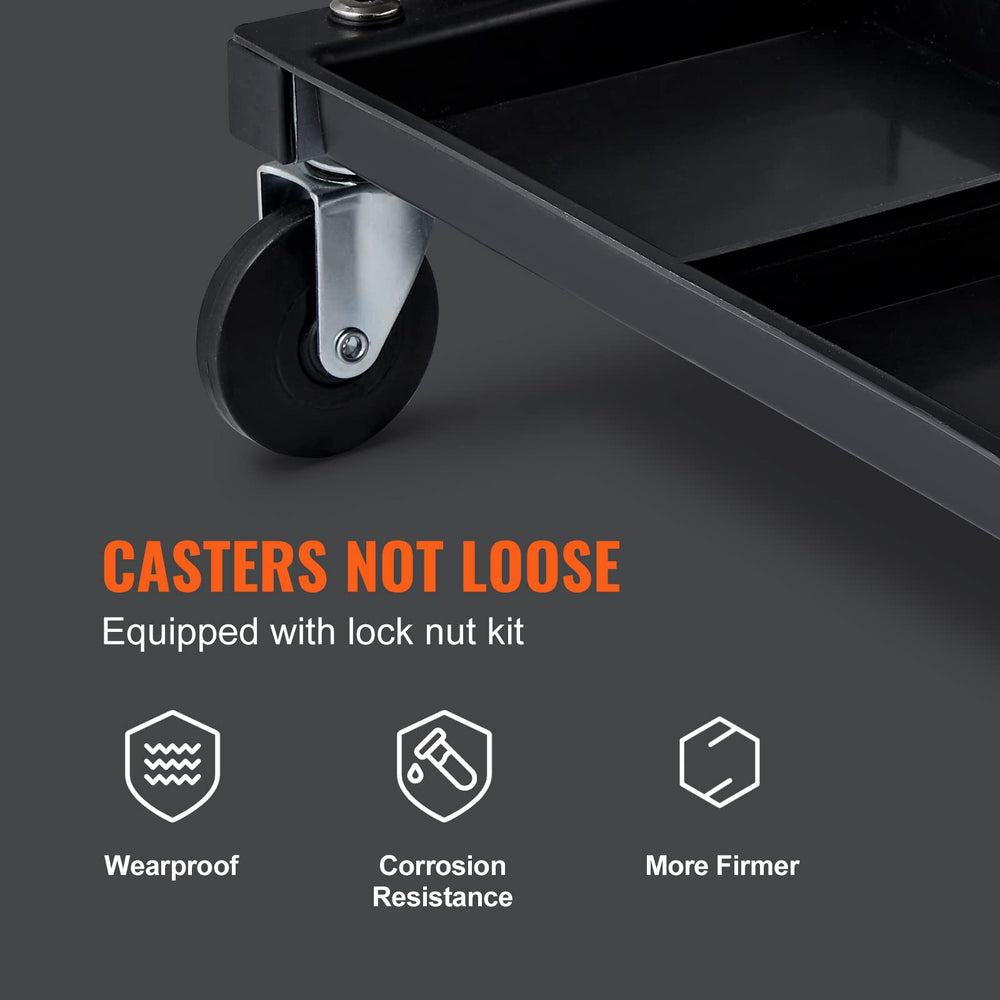 VEVOR rolling creeper next to a weight scale benefit supports up to 250 pounds