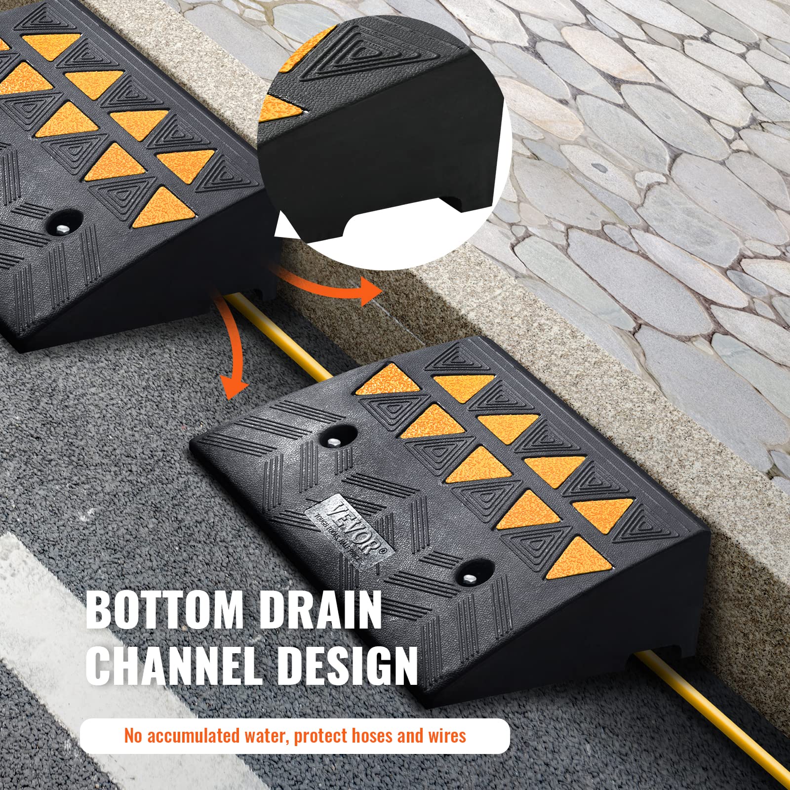 VEVOR bolted connection detail enabling modular length benefit