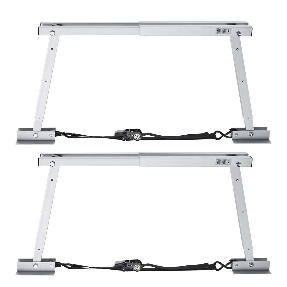 VEVOR front view of stabilizer bars showing sturdy support and reduced wobble