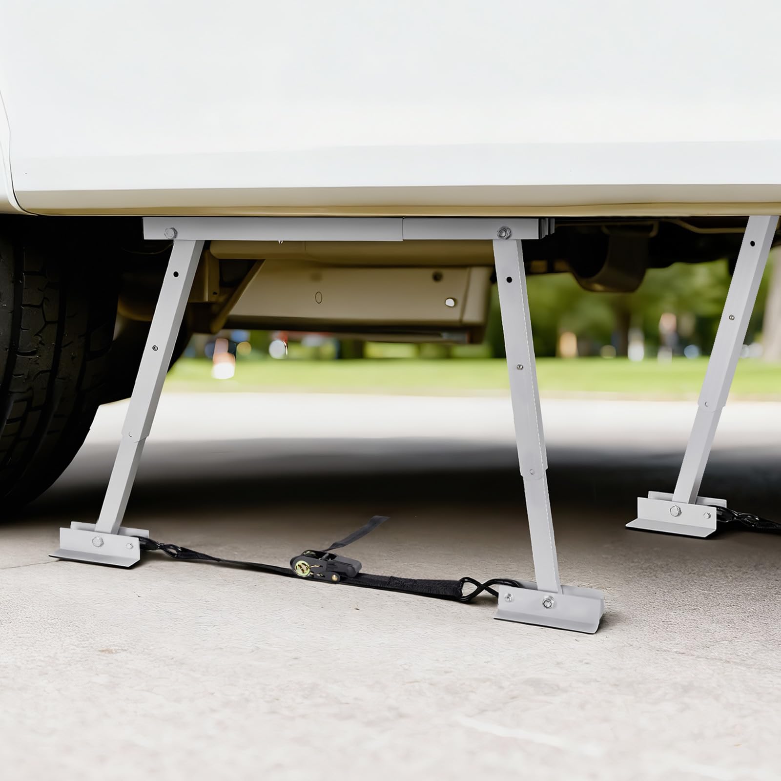 VEVOR stabilizer in campsite setting improving interior steadiness during use