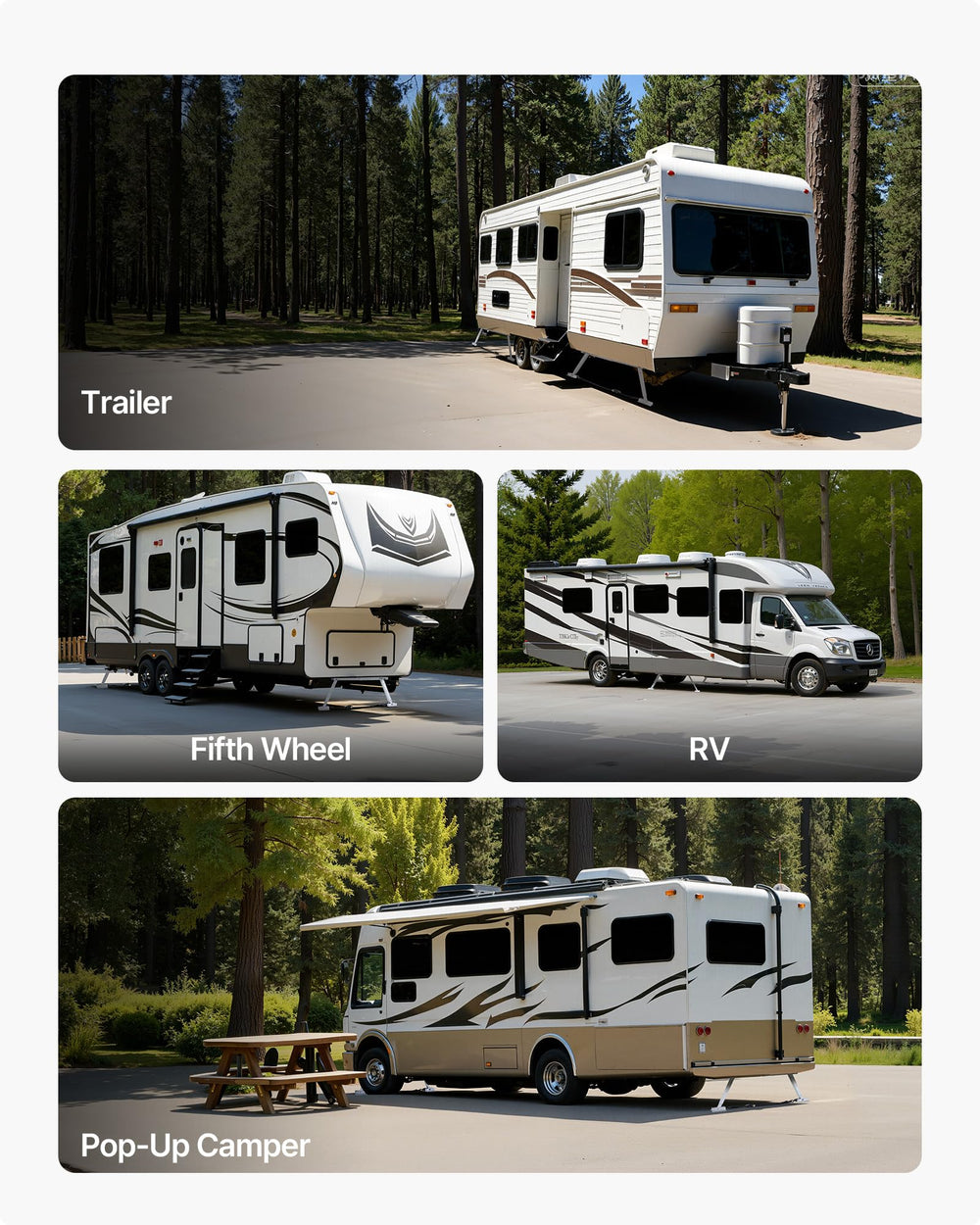 VEVOR side profile showing durable tubing and corrosion-resistant finish