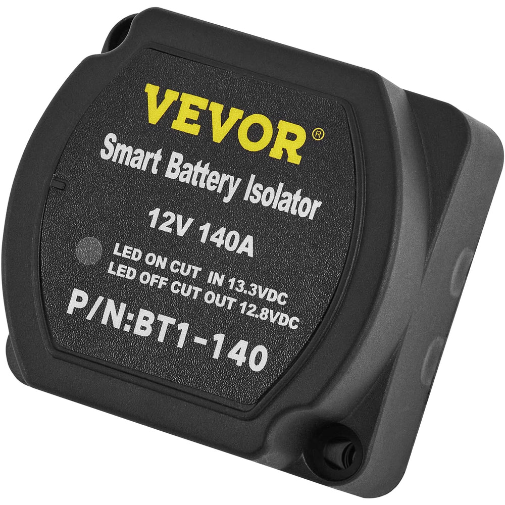 VEVOR relay held in hand for scale showing compact mounting