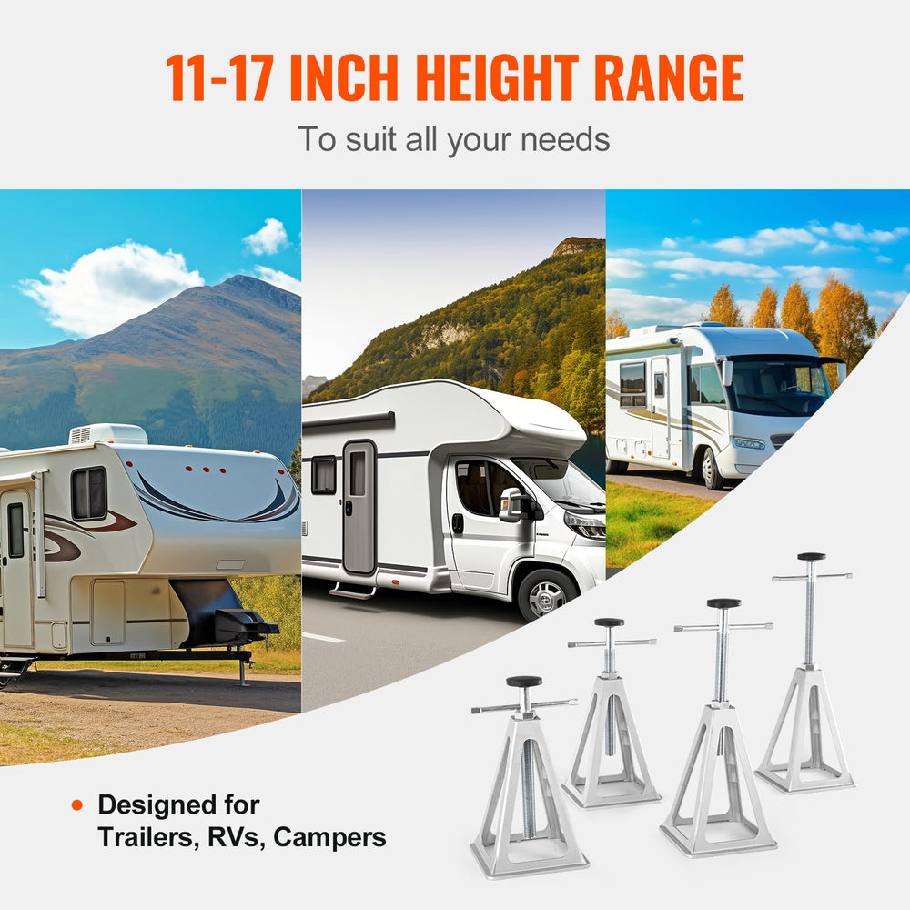 VEVOR threaded galvanized steel screw detail shows corrosion resistance and durability
