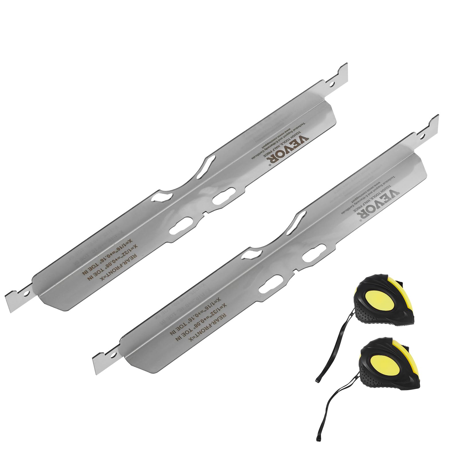VEVOR toe plates front view showing sturdy hub fit and durability