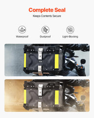 VEVOR leather lining detail providing cushioning for stored items