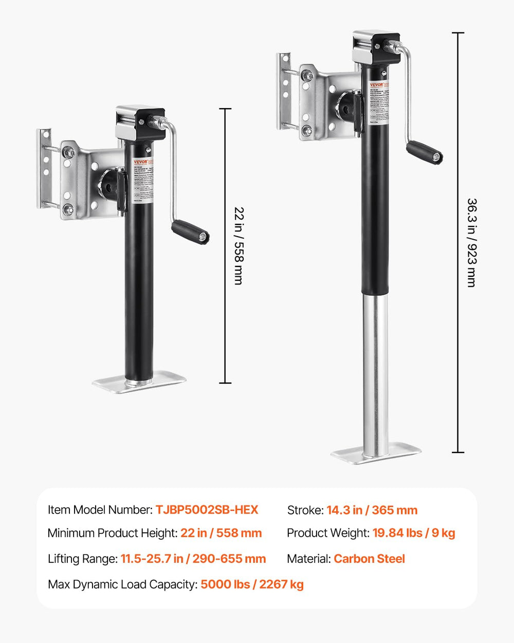 VEVOR base foot on ground demonstrating stable contact and weight distribution benefit