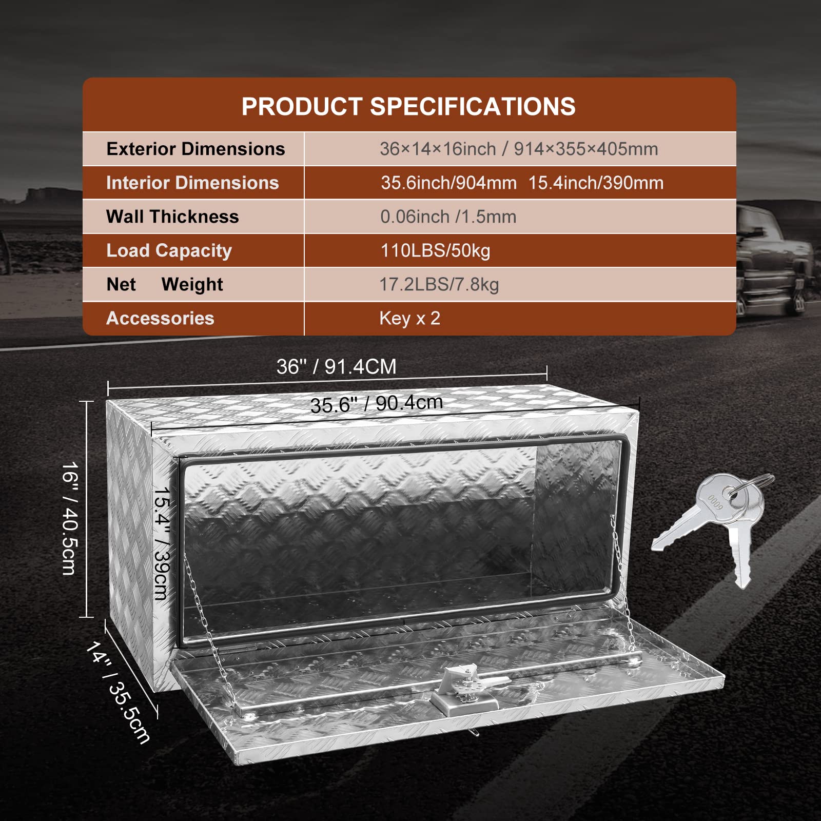 VEVOR size comparison with spray can showing scale and compact footprint
